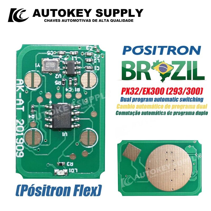 Sistema de alarma de llave remota Positron Flex, programa doble PX46 (293/300) AKBPCP099 AKBPCP123AT AKBPS122GYAT AUTOKEYSUPPLY