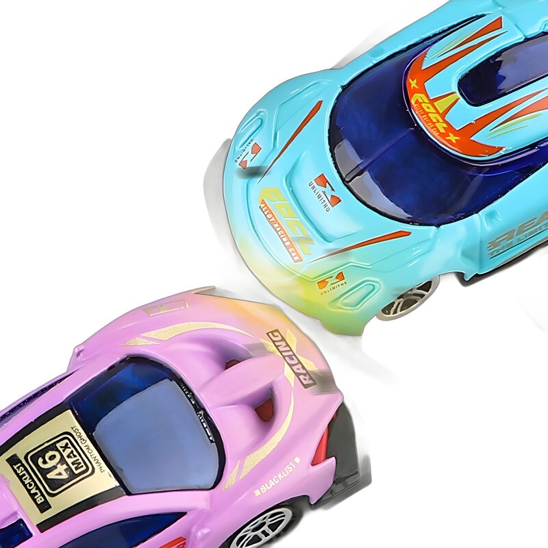 نموذج لعبة سيارة رياضية صغيرة متغيرة الألوان ، مجموعة سيارة معدنية صغيرة للأطفال ، هدية سيارة سباق ، بالجملة