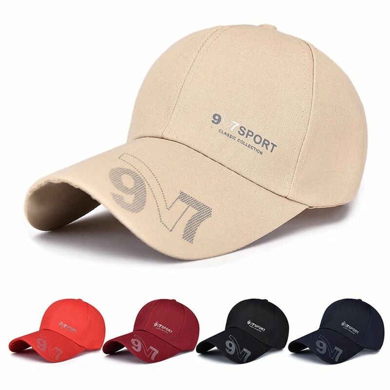 Topi memancing kanvas luar ruangan, dapat disesuaikan tabir surya topi olahraga topi bisbol