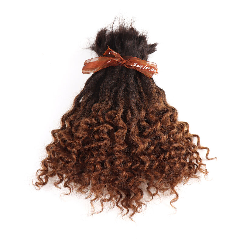 Orientfashion-extensiones de cabello humano con textura, pelo rizado en espiral, 10 pulgadas, 70 piezas, loc