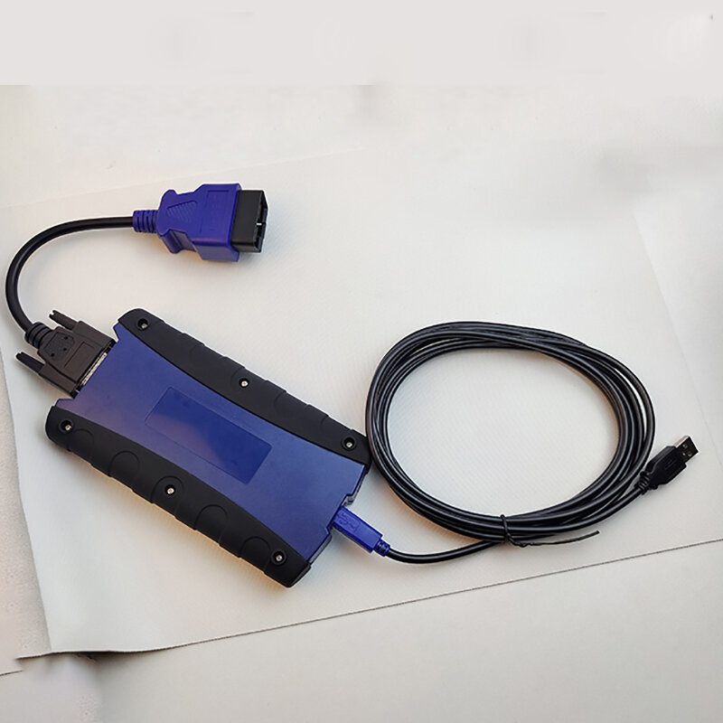 Detektor diagnostik truk Diesel USB Bluetooth, alat pemindai diagnostik kesalahan OBD untuk NEXIQ 2 Tautan USB