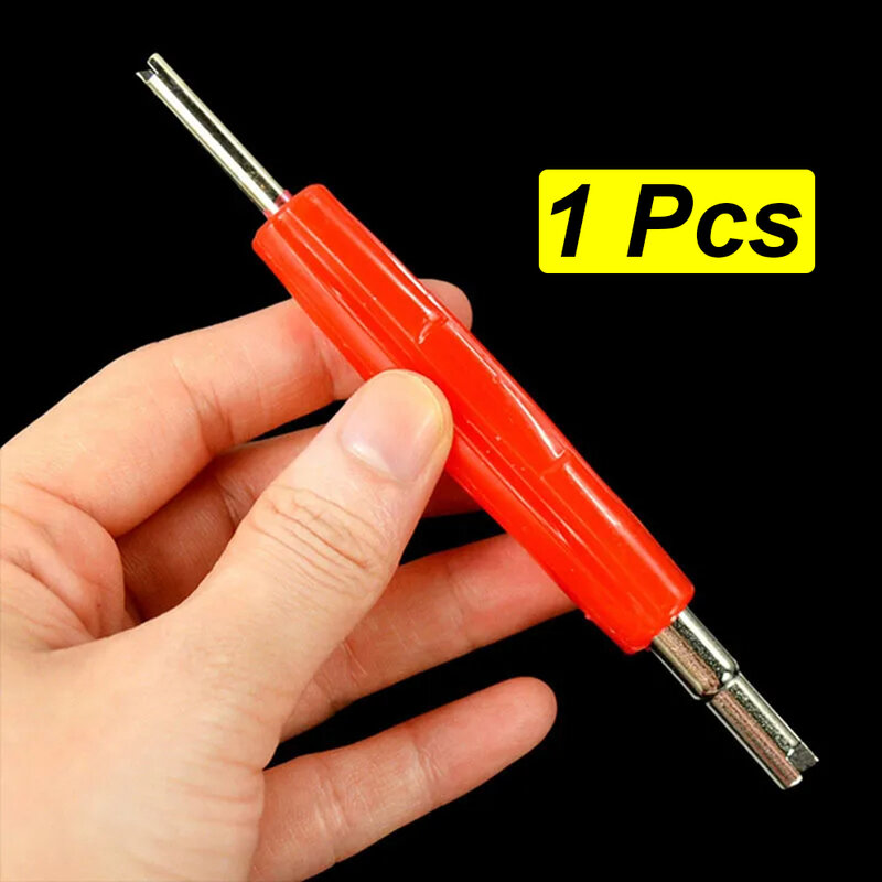 1~5 Pcs Car Motorcycle Bike Tire Screwdriver Valve Stem Core Remover Insertion Repair Tool By 2 Ways Practical Car Styling