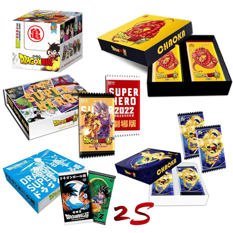 Dragon Ball Cartões de Edição Comemorativa, Sun Wukong, Ouro Preto, Cartão SSP, Pacote de Coleção, Bolsa, Brinquedo Presente, Novo
