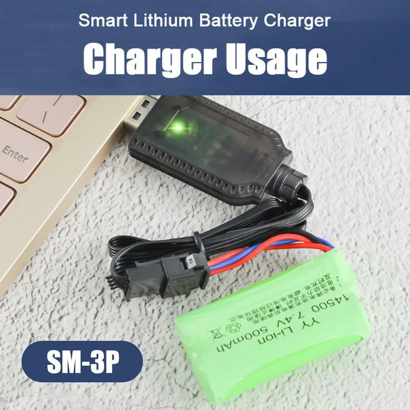 Drone Battery Charger Charging Cable For Toy Battery For 7.4V 1000mA RC Airplane Lithium Battery SM-2P SM-3P SM-4P Drone Battery