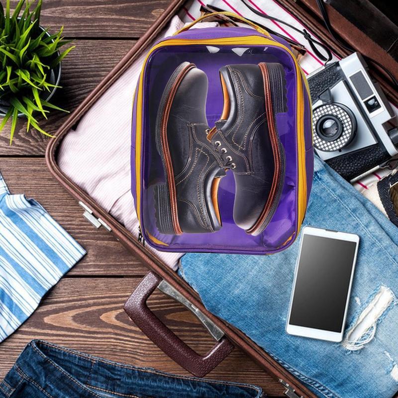Shoes Bag For Travel Golf Shoes Storage Organizer Pouch With Zipper And Handle Luggage Shoe Bag For Travel Shoe Packing Bag For