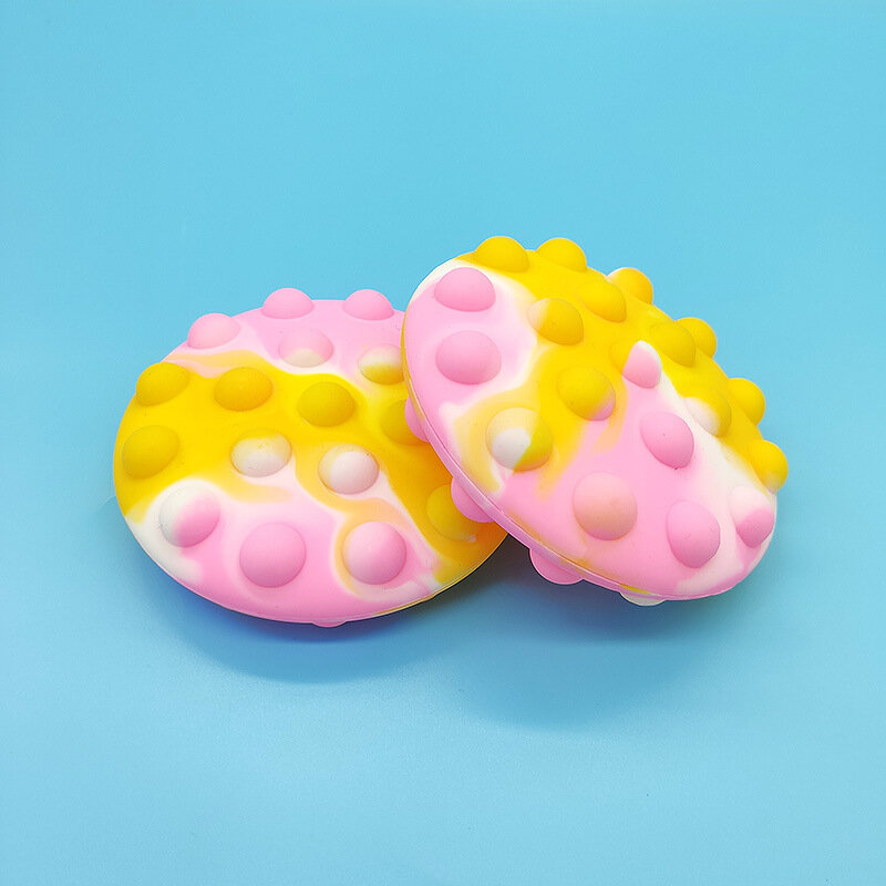 1PC zabawki typu Fidget Pop Ball Bubble Sensory 3D Fidget Ball Pop zabawki silikonowe piłka kauczukowa Stress Relief zabawki dla dorosłych i dzieci