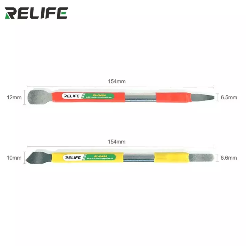 RELIFE RL-049A Double-headed Prying Knife for Iphone Android Remove The Glass Back Cover Tin Scraping Blade Maintenance Tool