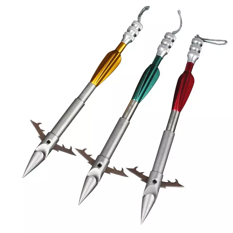 1 pz pesca freccette fionda catapulta frecce da pesca in acciaio inox tiro con l'arco punta di freccia accessori per la pesca frecce abilità freccette