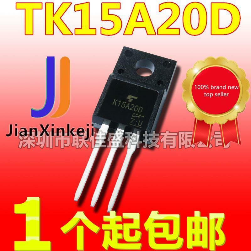 10 шт., 100% оригинальная новая фотосессия, модель K15A20D TK15A20D, 15 А, 200 в, фототранзистор TO220F
