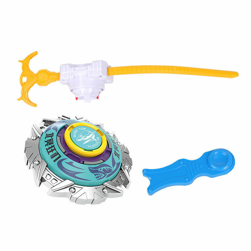 2023 Hot Sale Kids New Two Player Vs Parent-child Game Sparring Gyro Launcher Alloy Rotating Gyro Toys For Boys Children
