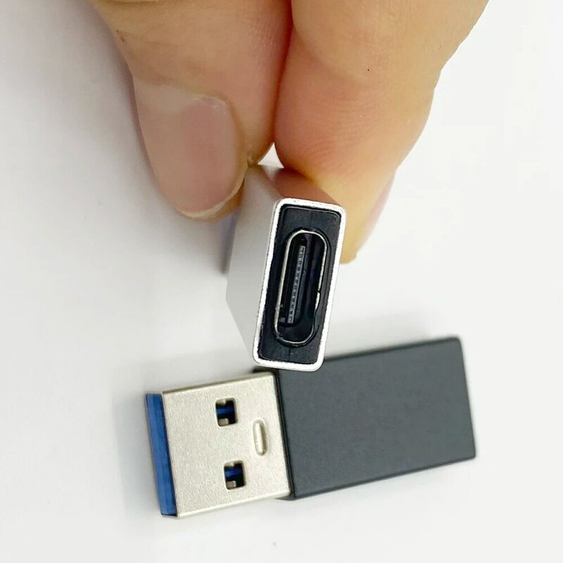1/2/5Pcs 유형 C 여성 잭 USB 3.0 남성 플러그 충전기 변환기 커넥터-C 컴퓨터 데이터 전송 변환 헤드