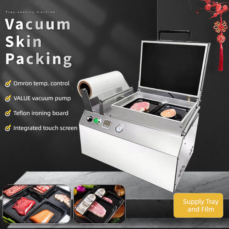 Vlees Voedsel Vacuüm Huid Verpakking Machine Snack Winkel Machines Manual