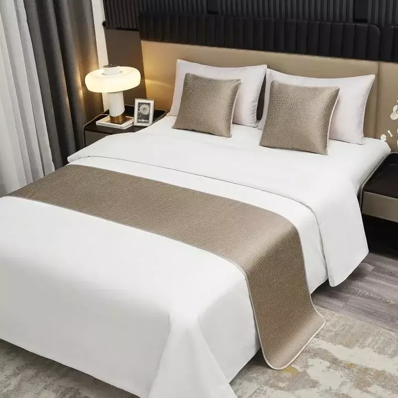 Однотонное постельное полотенце с рисунком фигуры, гостиничное минималистичное двухстороннее постельное белье с флагом, принадлежности для кровати, коврики для домашнего использования