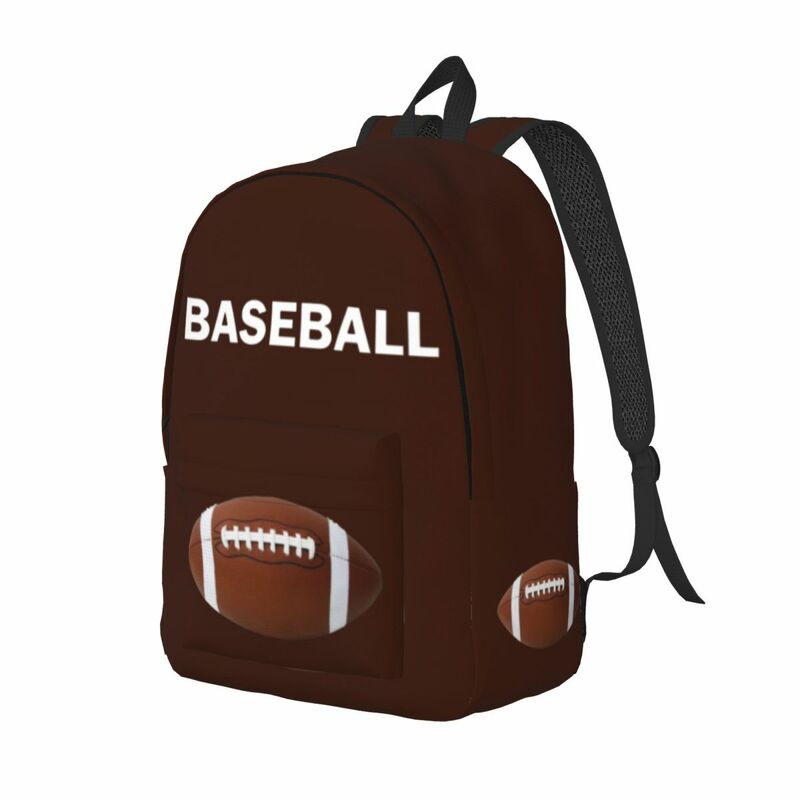 Baseball (football) Classic Backpack for Preschool Primary School Student Book Bags Boy Girl Kids Daypack Gift