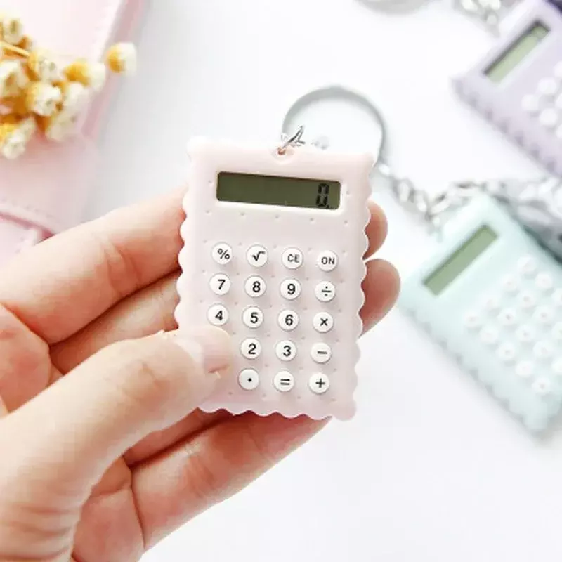 Simple Candy Color Handheld Calculator Office Accounting Special Mini Portable Student Learning Assistant Teaching Resources