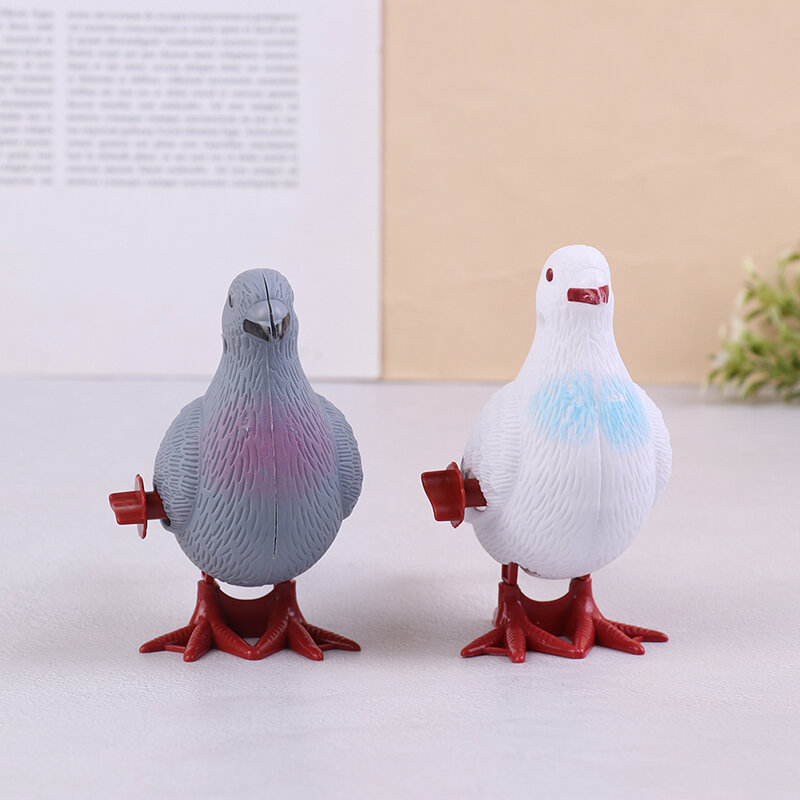 귀여운 점프 비둘기 시계 시뮬레이션 동물 점프 동물 시계 장난감, 어린이 소년 소녀 장난감, 1 개