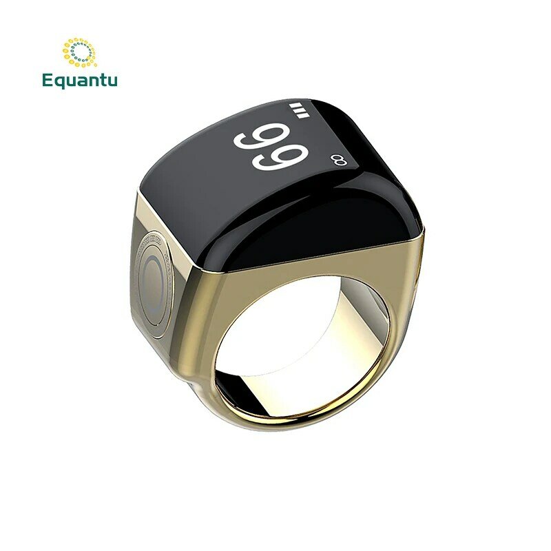Islamic Gift Equantu MusliM With Tasbih Beads Function BT Smart Tasbeeh Zikr Ring
