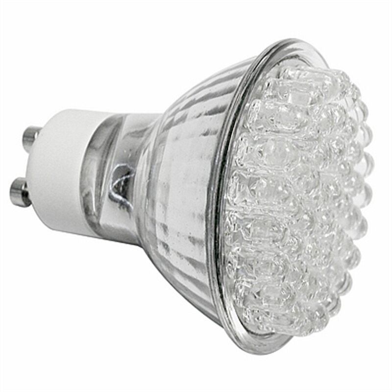 Icoco-gu10 lâmpadas led, luz branca quente, economizando energia, 5x48