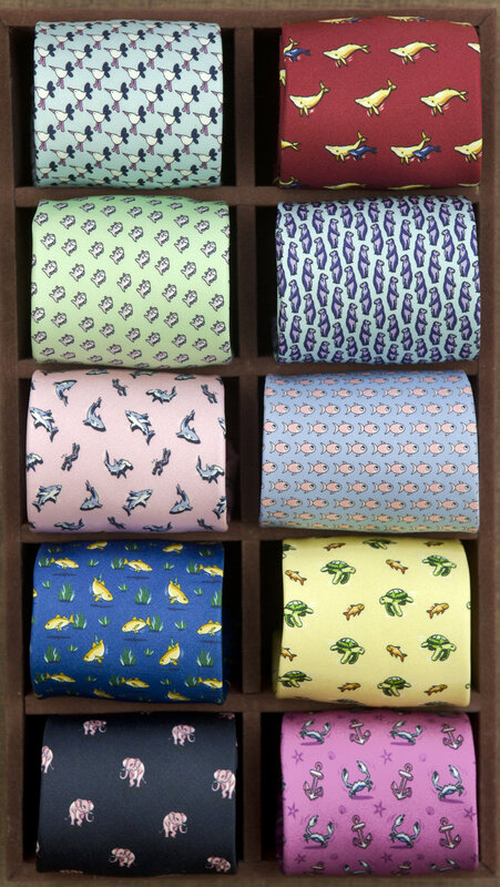 Multicolor Colorful Character Pattern Animal Mens Skinny Ties cravatte 100% seta Slim Tie nuovo di zecca all'ingrosso spedizione gratuita