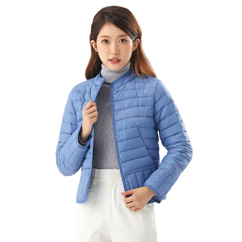 Jaket katun hangat wanita, jaket katun kasual tahan angin untuk musim dingin dan musim semi 2024