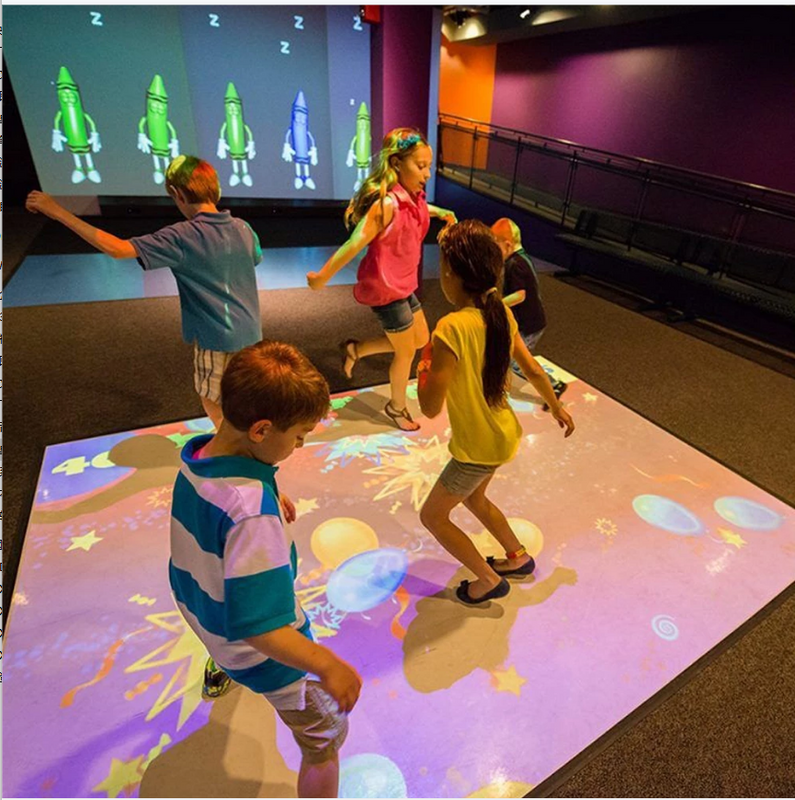 Professionelle kinder amusement park fantasy zone 3D AR interaktive touch boden spiele projektor ausrüstung