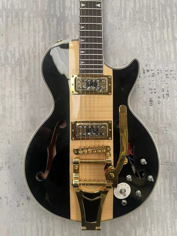 Gib $ на гитару, сделано в Китае, все полые, среднее Пламя клен, бесплатная доставка. Доставка 45 дней