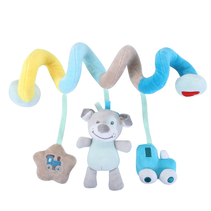Sonajeros de juguete para bebés de 0 a 12 meses, cuna de música, cochecito colgante, accesorios para bebés en espiral, campana de cama para niños recién nacidos