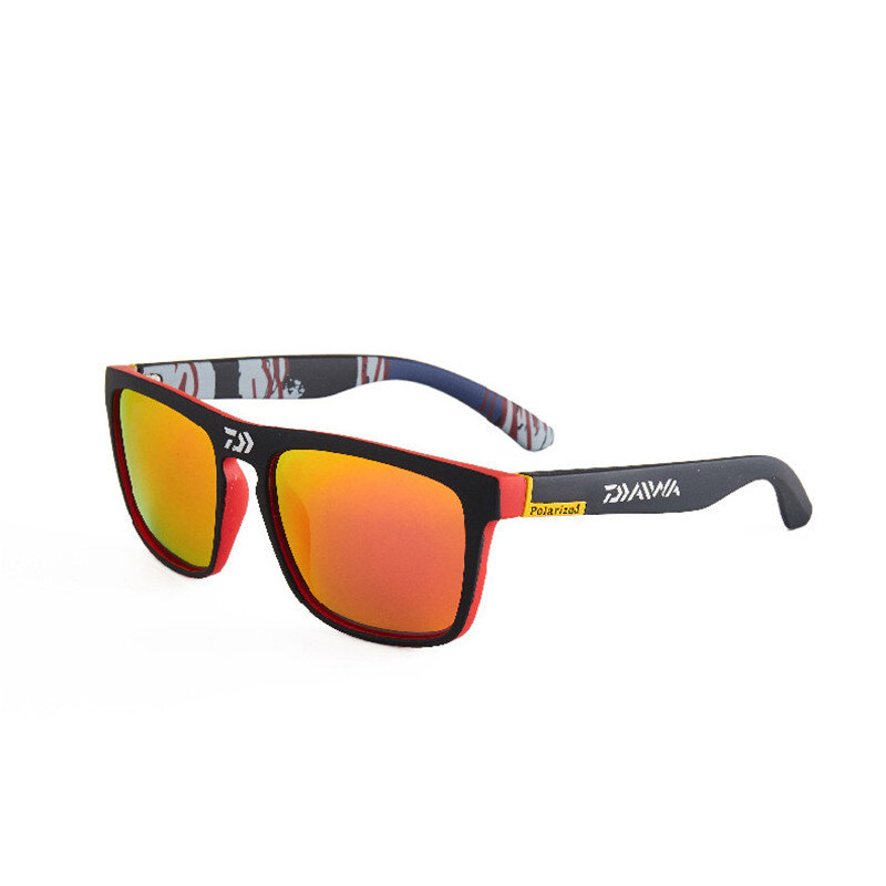 DAIWA-Elastische Farbe polarisierte Sonnenbrille, Sport brillen, Radbrillen, Angeln, neue Mode