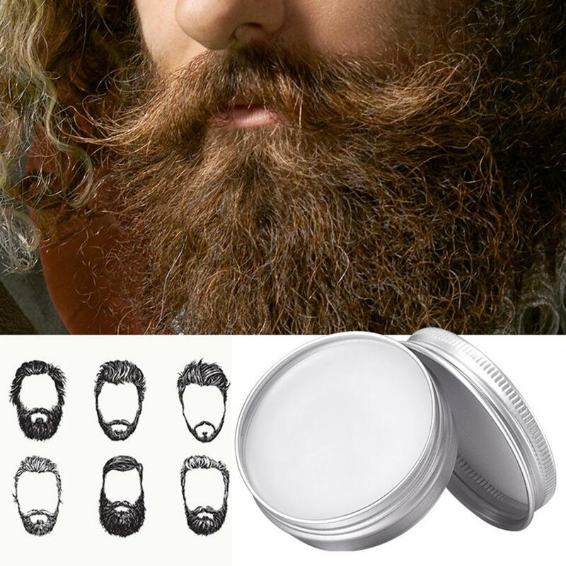 Natural Beard Balm 20g Beard Conditioner Professional For Beard Growth Organic Mustache Wax For Beard Smooth Styling D9K0