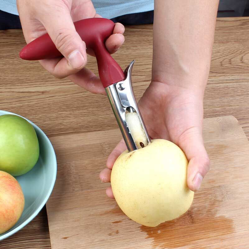 Premium Apple Corer ze stali nierdzewnej jabłko gruszki narzędzie do usuwania rdzeni krajalnica do owoców