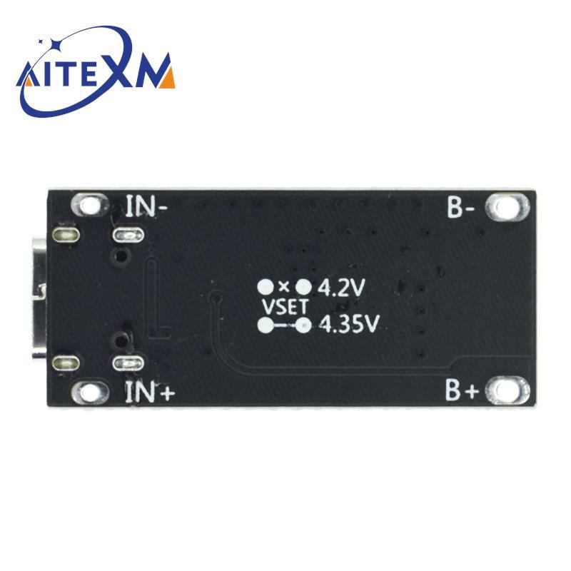 C타입 USB 입력 고전류 3A 폴리머 삼원 리튬 배터리 고속 충전 보드, IP2312 CC/CV 모드, 5V ~ 4.2V