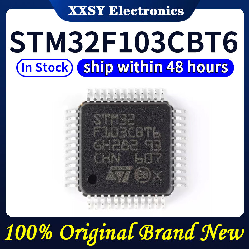 STM32F103CBT6 LQFP48 Alta Qualidade, 100% Original, Novo