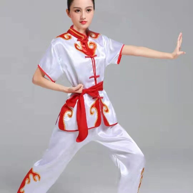 Tang dança de rua dragão dança leão traje de dança tambor estágio traje adulto masculino e feminino artes marciais desempenho traje