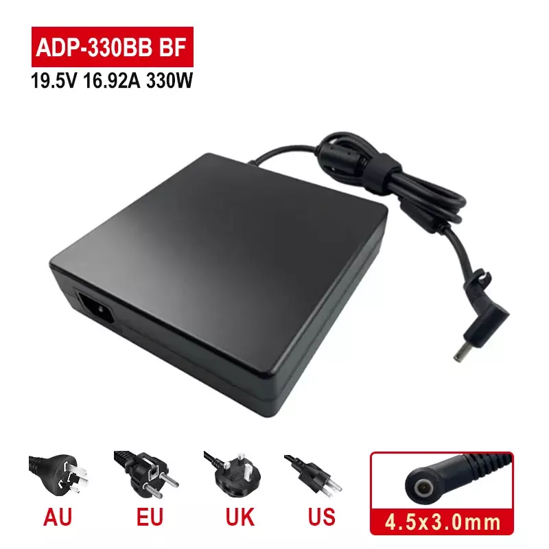19,5 V 16,92 A 330W 4,5x3,0mm Laptop-Netzteil für HP Omen 6pro Omen 7plus TPN-Q266 TPC-DA60 ADP-330BB bf Ladegerät
