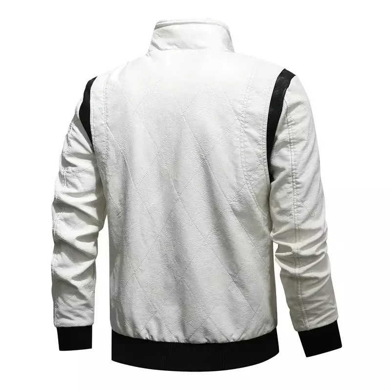 Осенне-зимняя кожаная куртка-бомбер мужская куртка с капюшоном с вышивкой скорпиона Мужская мотоциклетная куртка из искусственной кожи Райан Гослинг для вождения