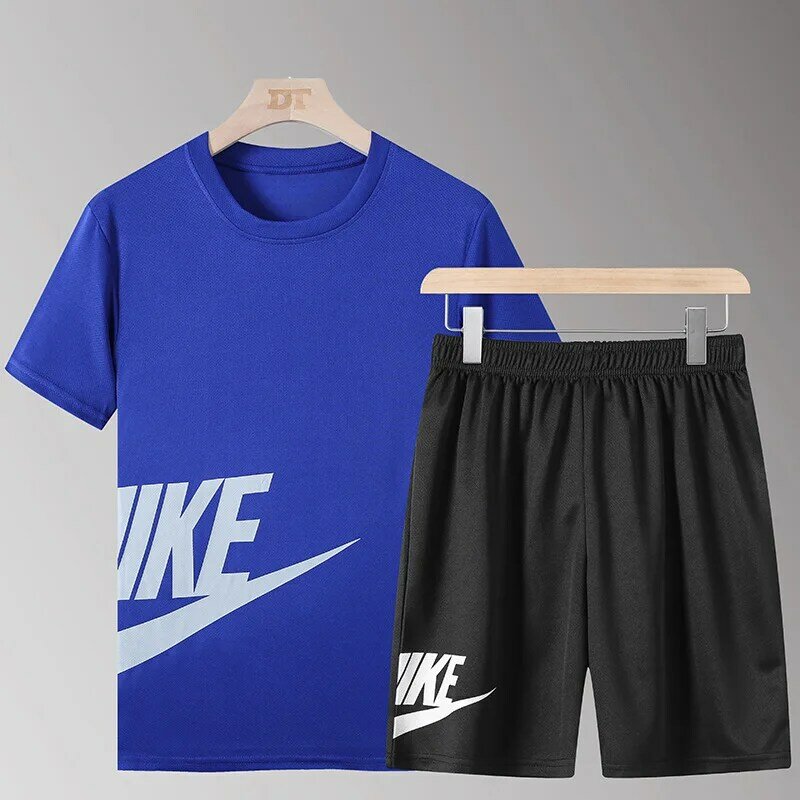 Summer Men's Sets 2024 Fashion Tracksuit Men Short Sleeve T Shirts+Sport Shorts Suit Men Casual Men Clothing Mens Joggers Sets