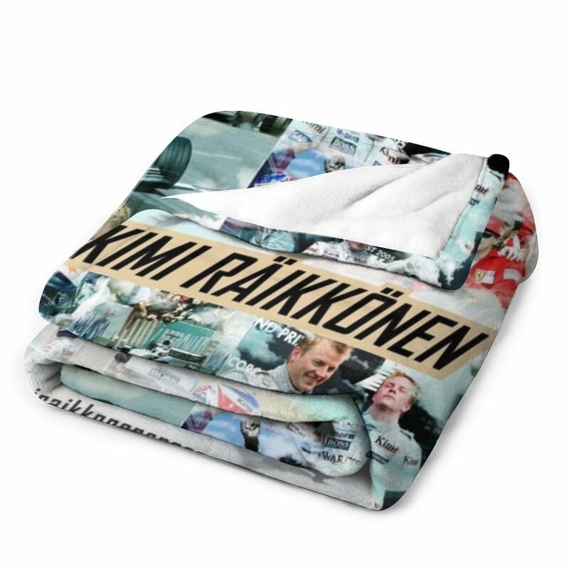 Kimi Raikkonen Career Throw Blanket Flannel Blanket Cute Blanket wednesday Weighted Blanket