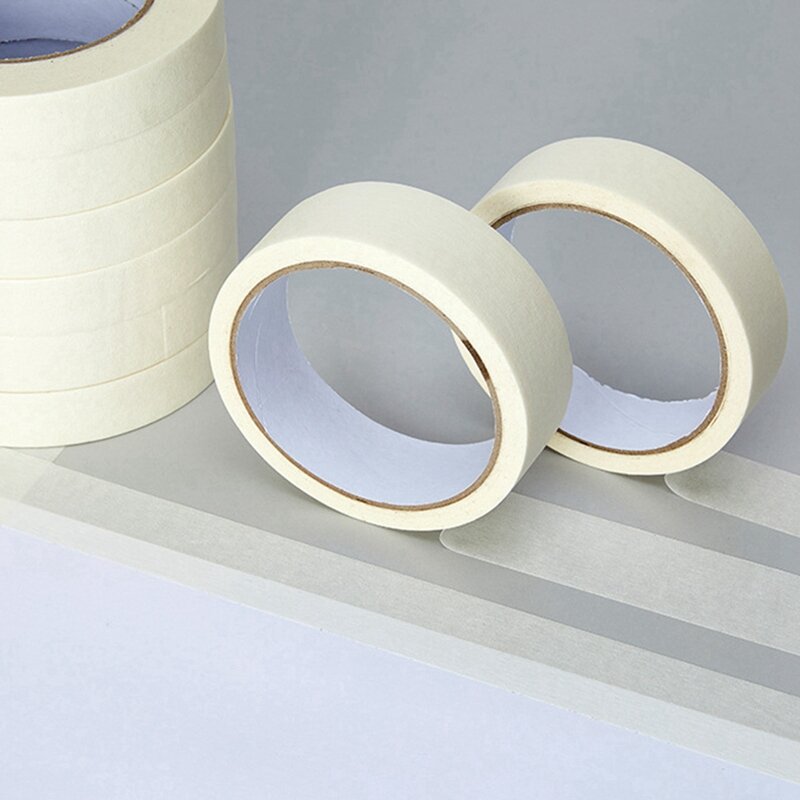 Purpose Masking Tapes For Labeling, Packing, Craft, Art, Office, School, 1 Inch X 21 Yards X 10 Roll