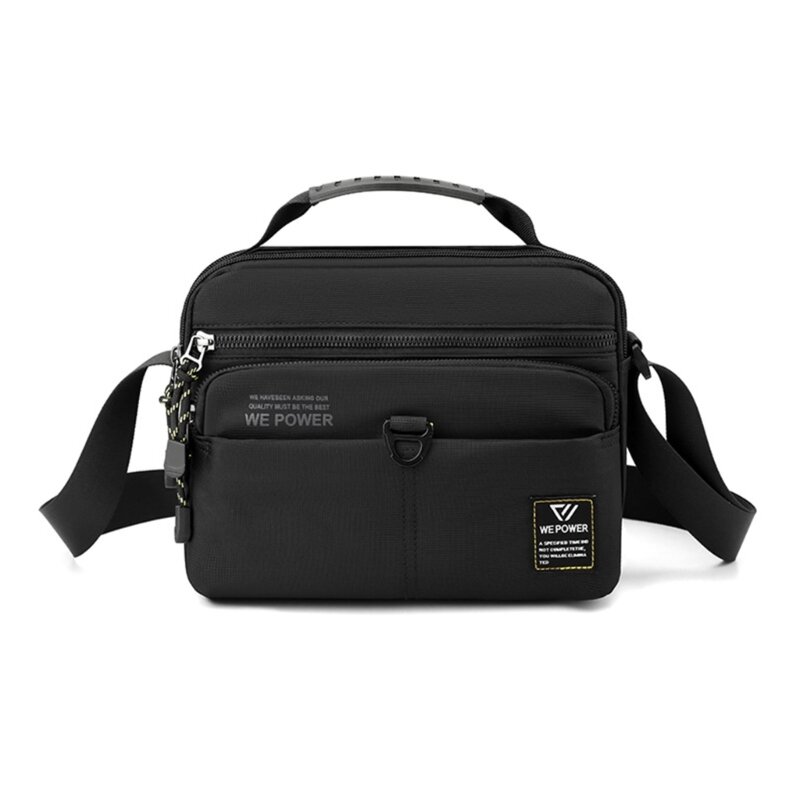 Повседневная сумка через плечо для подростков, мужская сумка через плечо большой емкости, мужская сумка-мессенджер E74B