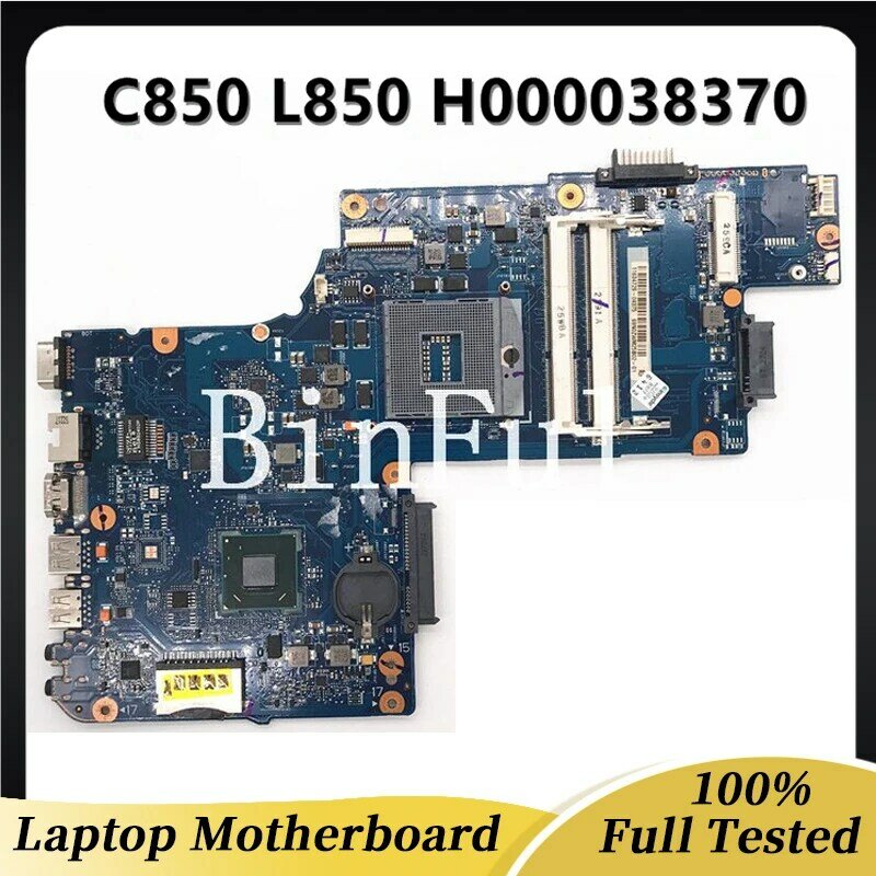 Placa base H000038380 H000038370 para ordenador portátil, dispositivo para C850, C855, L850, L855, HM76, SLJ8E, SLJ8E, HM76, funciona al completo, 100%