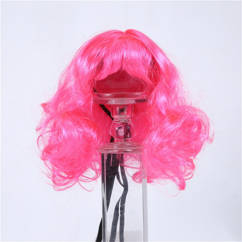 A Pet Wigs Cats and Dog Wigs Funny Cosplay Pet Headwear Dog Cats Wigs with Adjustable Elastic Bands