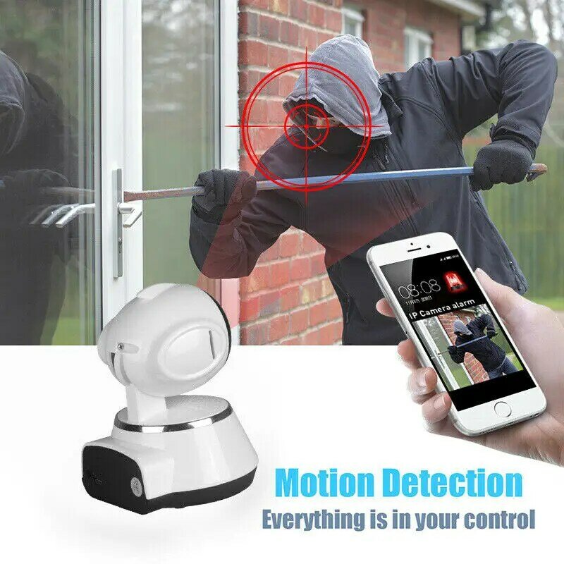 V380 Pro Mini IP Camera HD Auto Tracking Night Vision Infrared Baby Monitor Smart Home Surveillance CCTV Camera with WiFi
