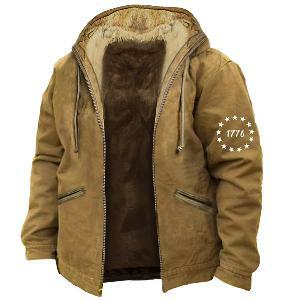 Herren Winter Parkas Langarm Cowboy Print warme Vintage Jacke für Männer/Frauen dicke Kleidung Oberbekleidung