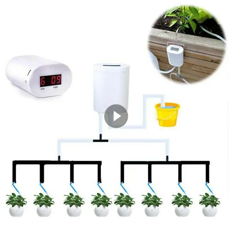 System automatyczne nawadnianie w pomieszczeniach wiele doniczek sterownik pompy System nawadniania kropelkowego kwiatów narzędzie ogrodowe zraszaczy roślin
