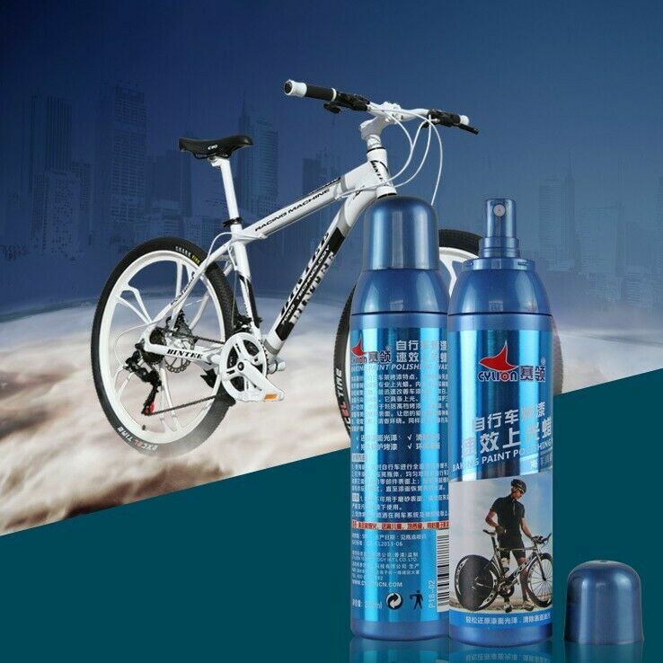 200ml bicicleta cyling polonês cera bicicleta polimento spray superfície de iluminação