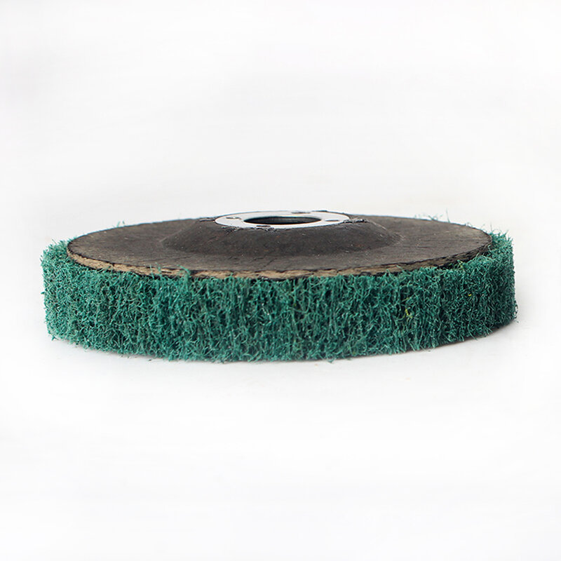 Tipo abrasivo do mosaico da remoção da oxidação de 100mm que limpa o impulsor de pano que moer a roda da aleta da lixa ferramenta de polimento giratória