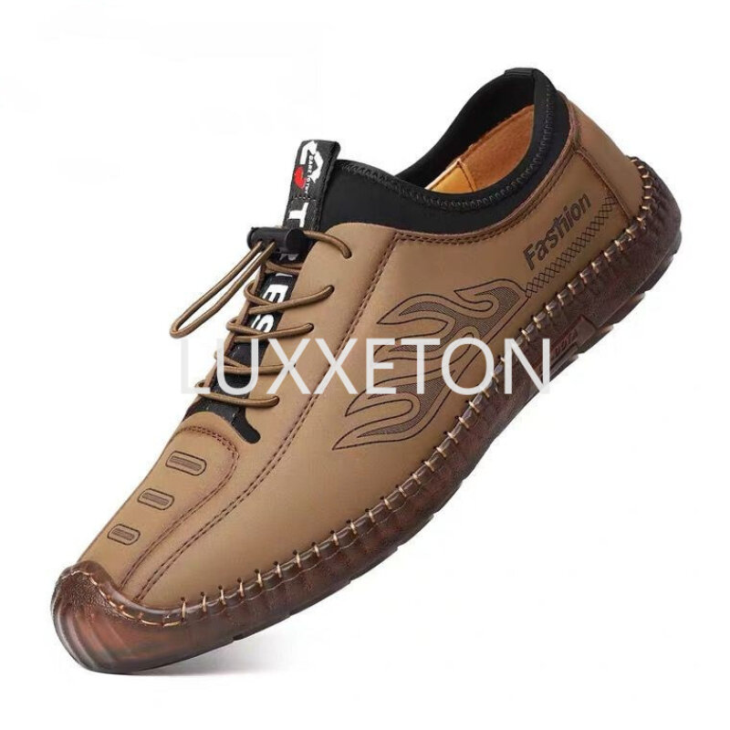 2023 Spring New Trend Breathable Driving Single Shoes for Men's Cow Rib Sole, Non Slip and Durable, Versatile Casual Shoes