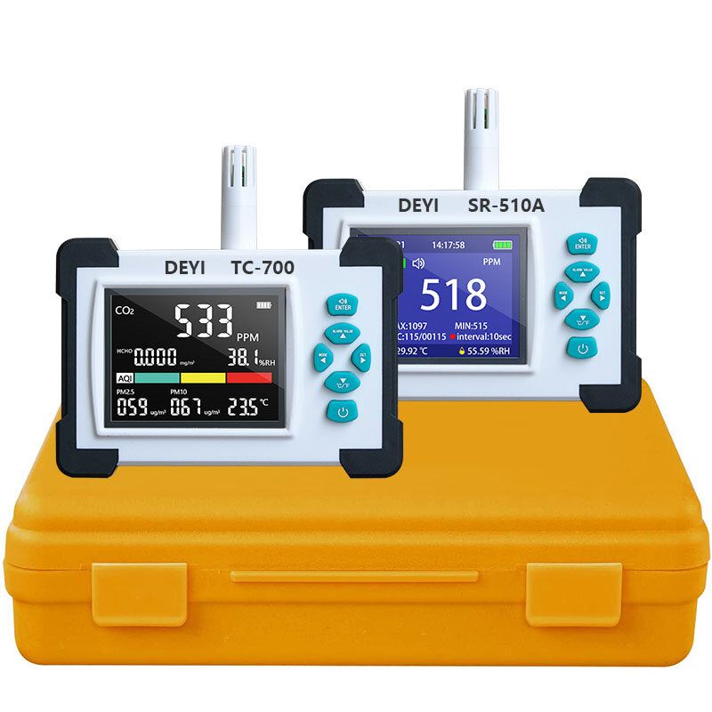 Przenośny miernik Multi Gas zewnętrzny analizator ręczny detektor jakości powietrza Monitor zanieczyszczenia powietrza