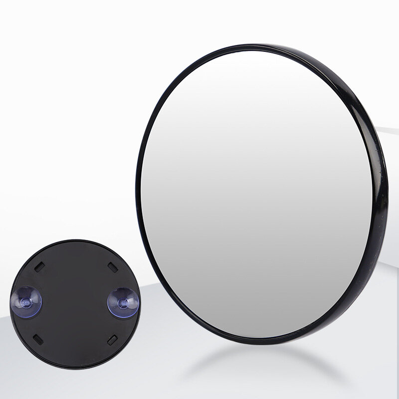 Espelho de ampliação portátil com ventosa, cravo espelho de ampliação para banheiro, espelho de maquiagem redondo, 5x, 10x, 15x