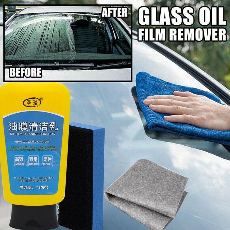 Oliefilm Reinigingsmelk Autoglas Ontvettende Film Polijsten Helder Reinigingsmiddel Oliefilm Vlekverwijdering Wisser